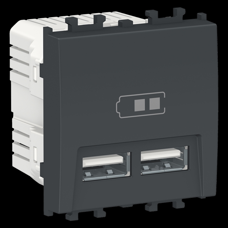 USB PUNJAC 2M CRNI 2.1A - Novi Volvox
